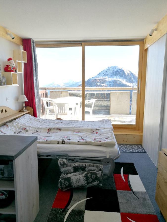 Appartement D'Une Chambre A La Plagne Aime 2000 A 10 M Des Pistes Avec Vue Sur La Ville Et Terrasse Amenagee Macot-la-Plagne Dış mekan fotoğraf