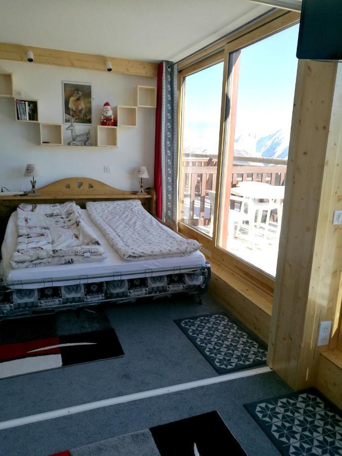 Appartement D'Une Chambre A La Plagne Aime 2000 A 10 M Des Pistes Avec Vue Sur La Ville Et Terrasse Amenagee Macot-la-Plagne Dış mekan fotoğraf